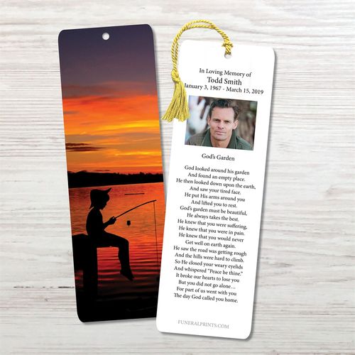 Show details for Fishing Silhouette Bookmark