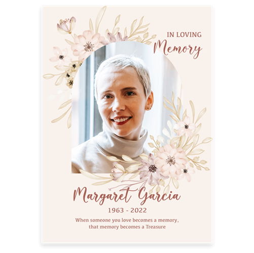 Show details for Multi Floral Border Announcement