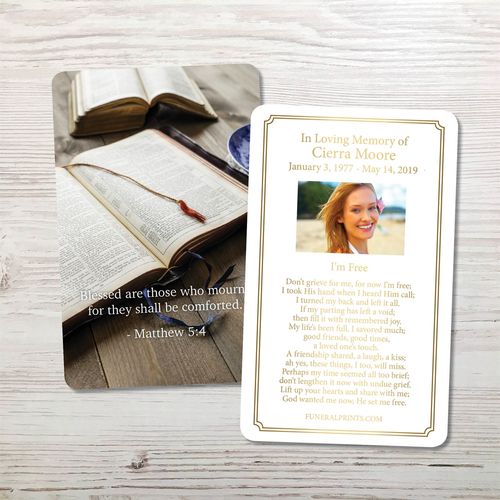 Show details for Blessed Comfort Premium Prayer Card