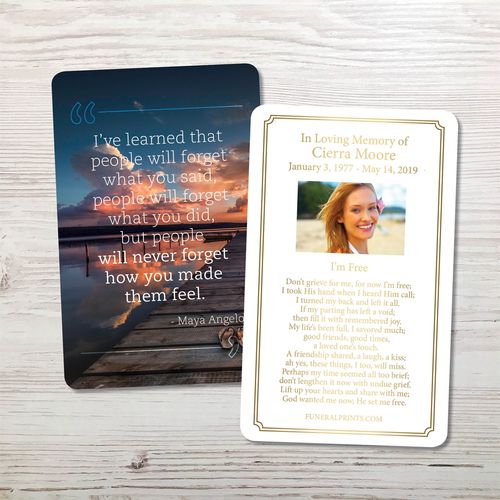 Show details for Never Forget Premium Prayer Card