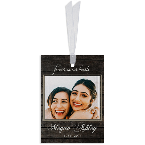 Show details for Wood Frame Rectangle Ornament