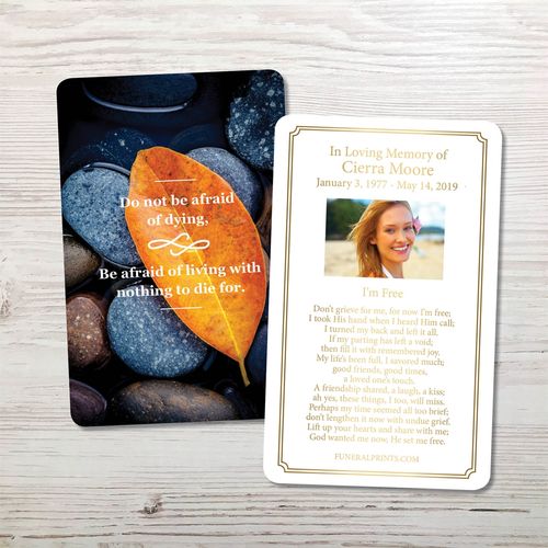 Show details for Do Not Be Afraid Premium Prayer Card