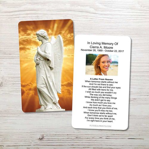 Show details for Angel 1 Memorial Card