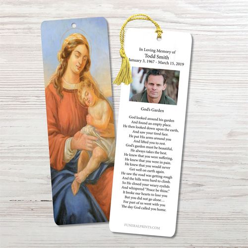 Show details for Mary & Baby Jesus Bookmark