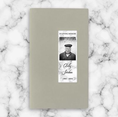 Show details for White Marble Memorial Package