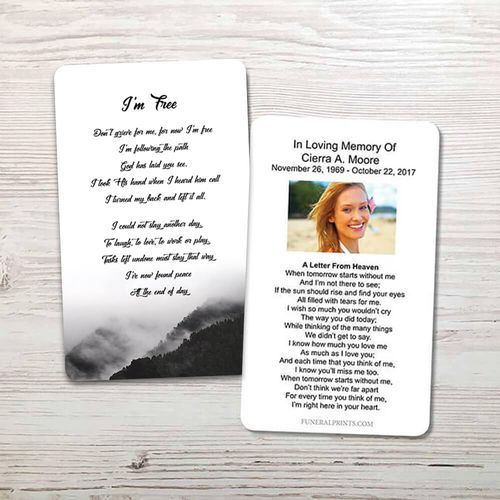 Show details for Smoky Mountain Memorial Card