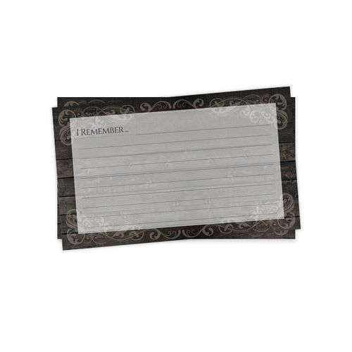 Show details for Rustic Light Brown Remember Card