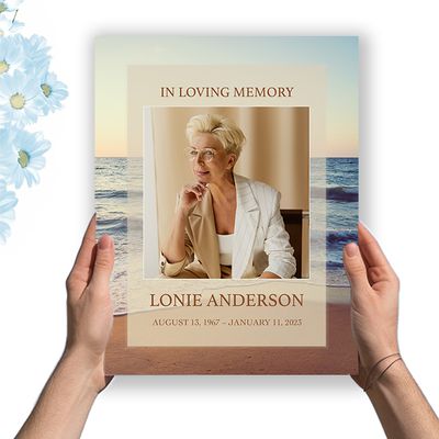 Show details for Sunset Scenery Memorial Package