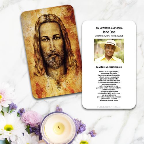 Show details for Jesus Spanish Prayer Card