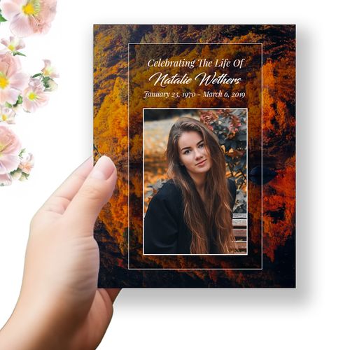 Show details for Still Waters Funeral Program 