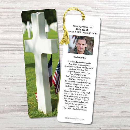 Show details for Cross Military Cemetary Bookmark