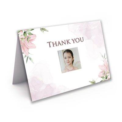 Show details for Pink Gold Floral Memorial Package