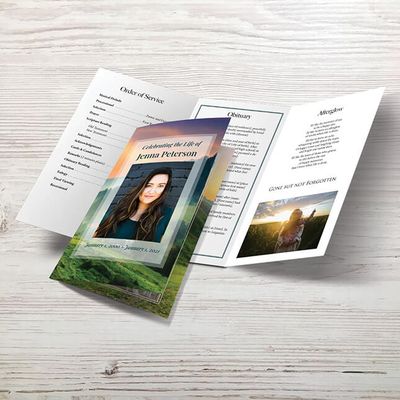 Show details for Mountain Rainbow Memorial Package