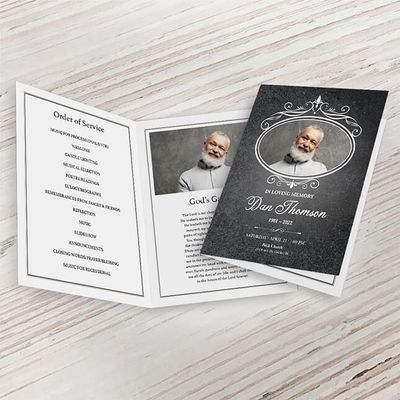 Show details for Gray Marble Memorial Package