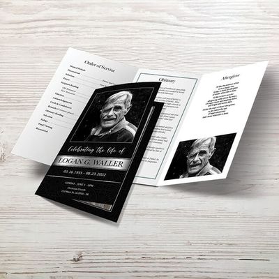Show details for Black Silver Classic Memorial Package