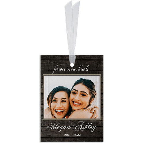 Show details for Wood Frame Rectangle Ornament