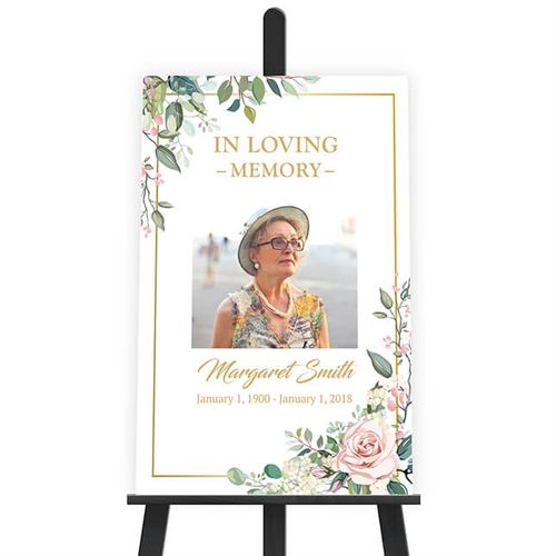 Show details for Floral Funeral Poster