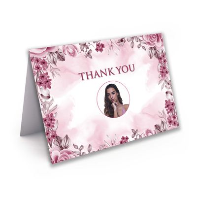 Show details for Pink Floral Border Memorial Package