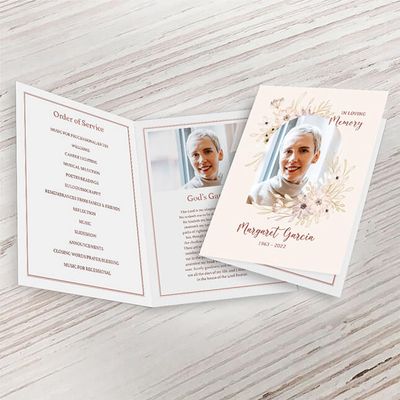 Show details for Multi Floral Border Premium Program (8.5x11)