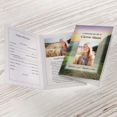 Show details for Mountain Rainbow Memorial Package