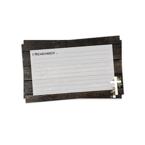 Show details for Rustic Religious Remember Card