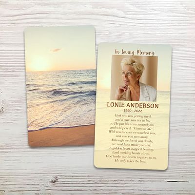 Show details for Sunset Scenery Memorial Package