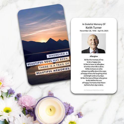 Show details for Beautiful Soul Quote Prayer Card