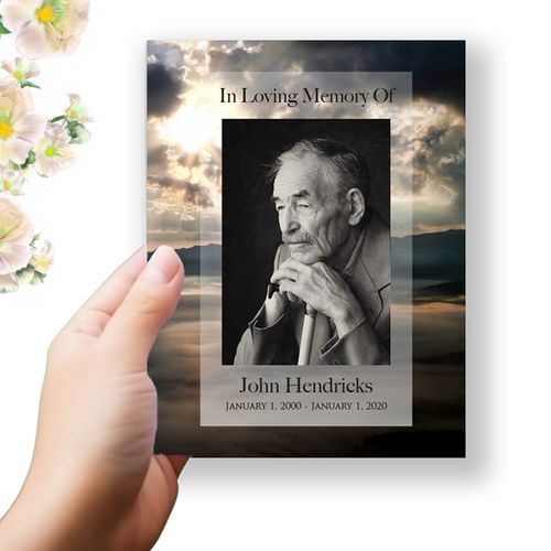 Show details for Sunrise Funeral Program 
