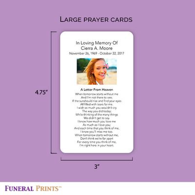 Show details for Heart Hands Spanish Prayer Card
