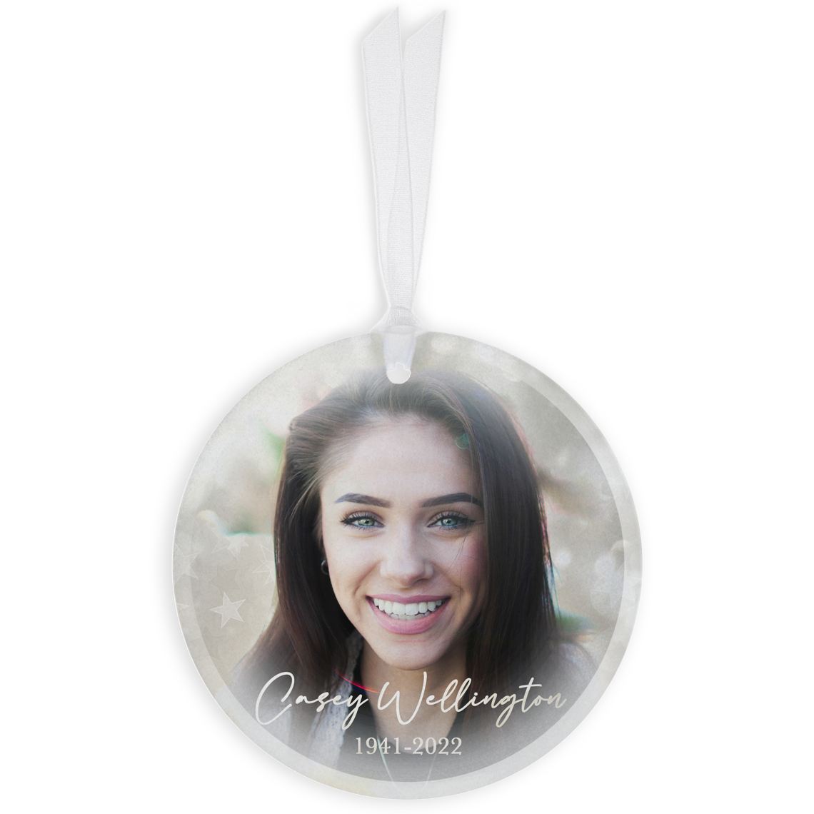 Show details for Stars Circle Ornament