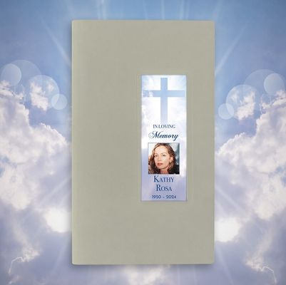 Show details for Cross in Clouds Memorial Package