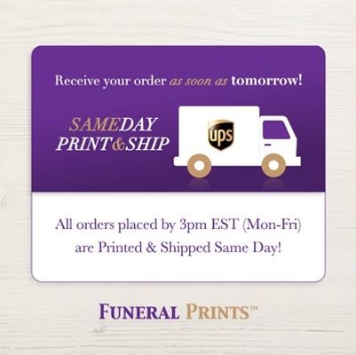 Show details for Heart Collage Funeral Poster