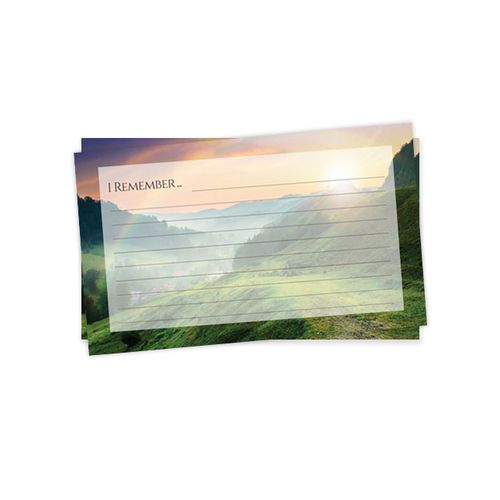 Show details for Mountain Rainbow Remember Card