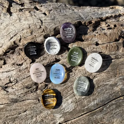 Show details for Willpower Tiger's Eye Worry Stone