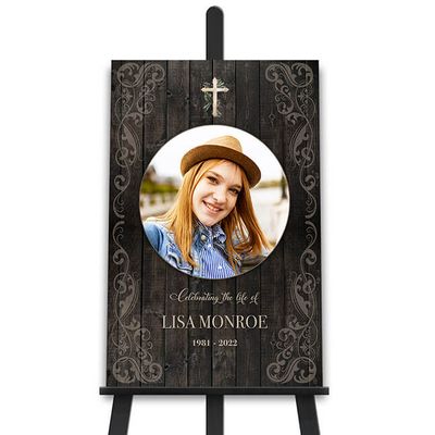 Show details for Rustic Light Brown Memorial Package