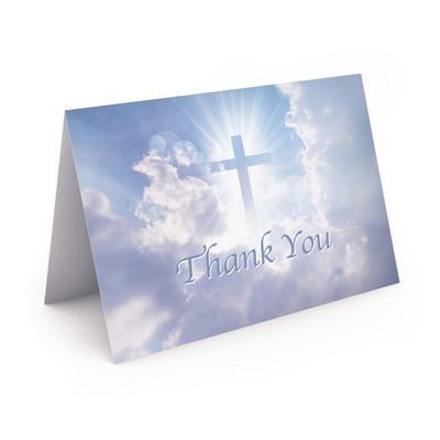 Show details for Cross in Clouds Memorial Package