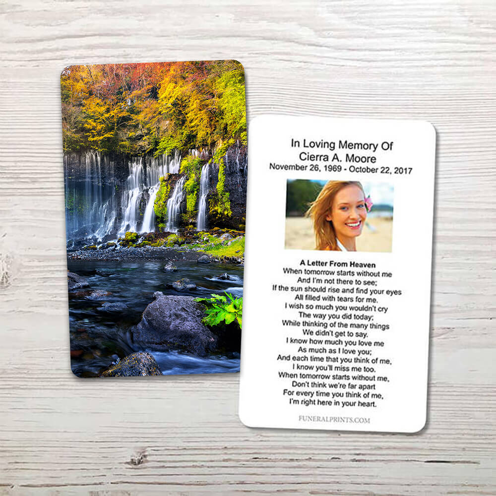 Show details for Shiraito Waterfall Memorial Card