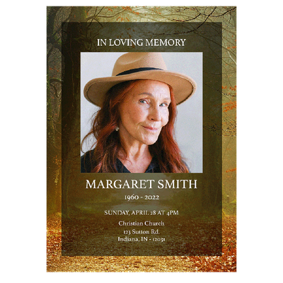 Show details for Fall Scenery Invitation