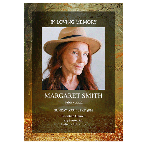 Show details for Fall Scenery Invitation
