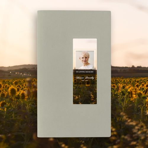 Show details for Sunflower Guest Book - Gray
