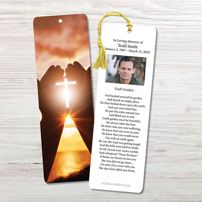 Show details for Cross in Hands Bookmark