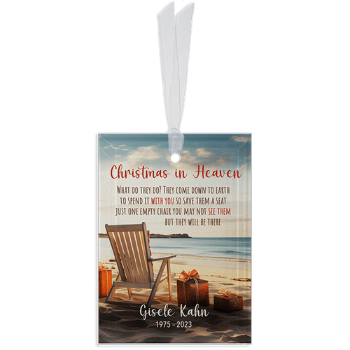 Show details for Christmas in Heaven Rectangle Ornament