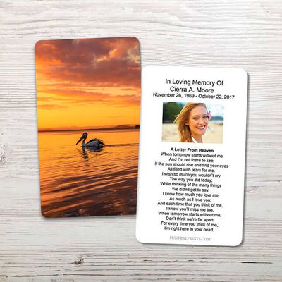 Show details for Pelican Memorial Card