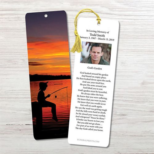 Show details for Fishing Silhouette Bookmark