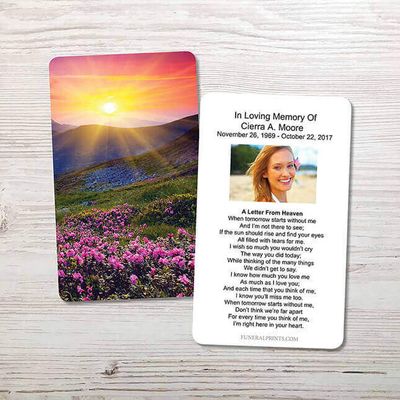 Show details for Purple Fields Memorial Package