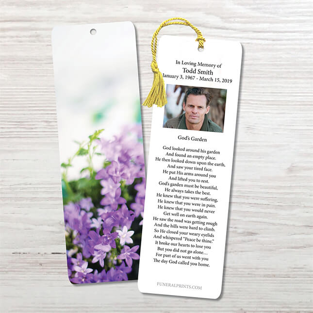 Show details for Soft Lavender Bookmark