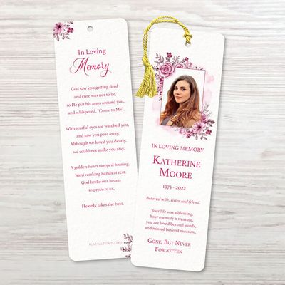 Show details for Pink Floral Memorial Package