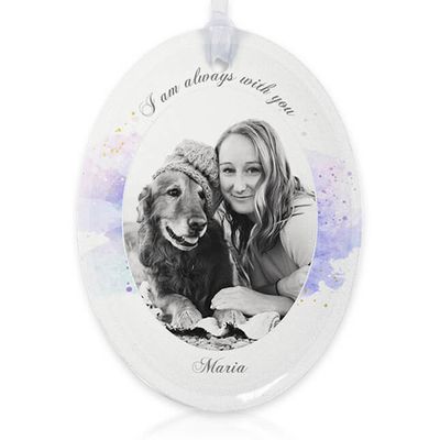 Show details for Watercolor Oval Ornament