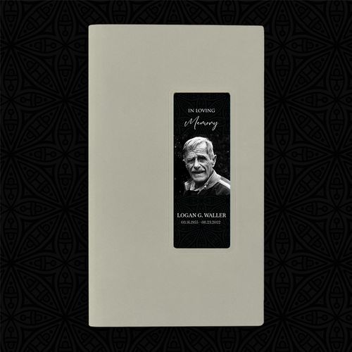 Show details for Black Silver Classic Guest Book - Gray